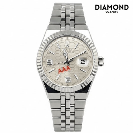 Rolex Watch 2025 Edition - Silver With Grey Dial