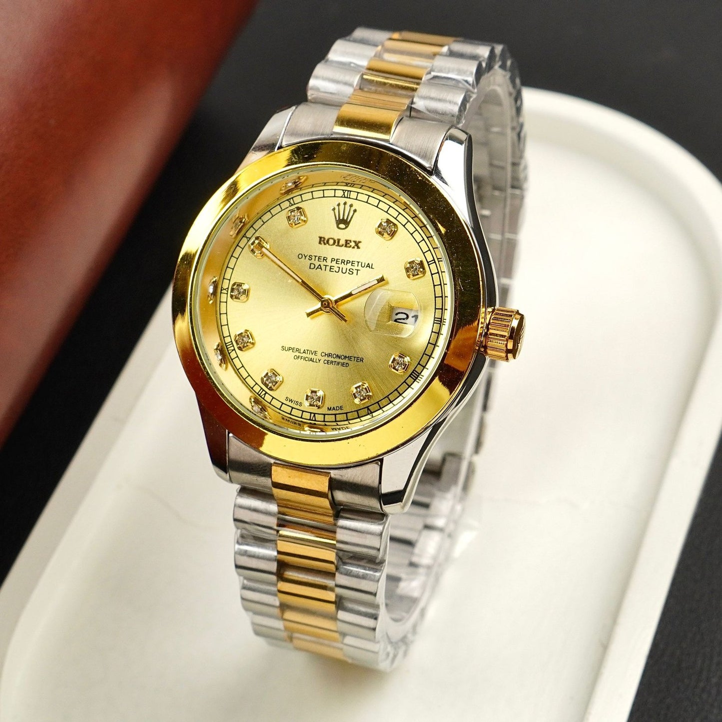 Rolex Watch – Two-Tone gold Dial