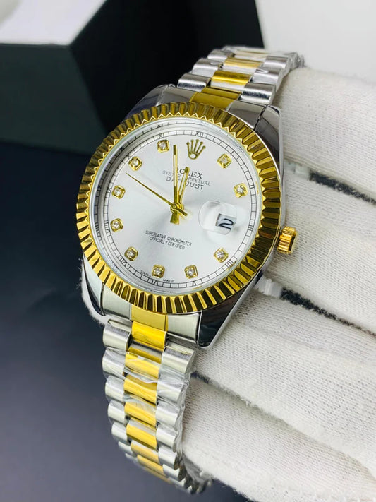Rolex  Watch – Two-Tone white Dial