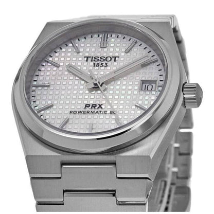Tissot PRX Luxury Watch – Silver with White Dial