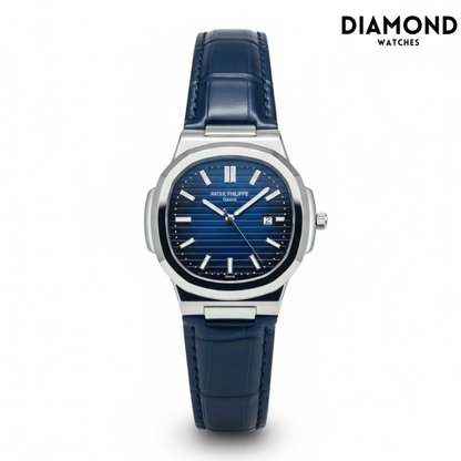 Patek Strap Watch – Blue with Blue Dial