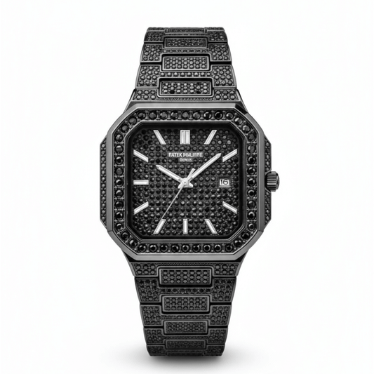 Patek Philippe Luxury Watch – Ful Black Stone
