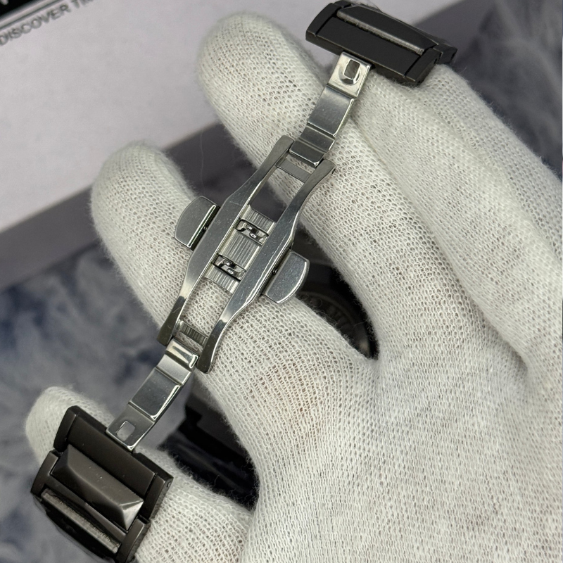 Hublot Watch Diamond Cut – Skeleton full Black Dial