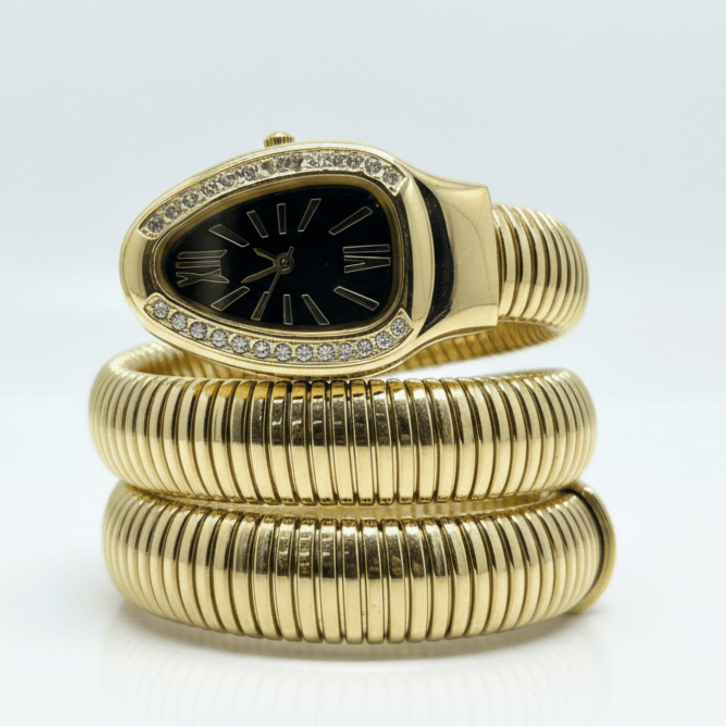 Cobra Curve Ladies Watch – Gold & Black