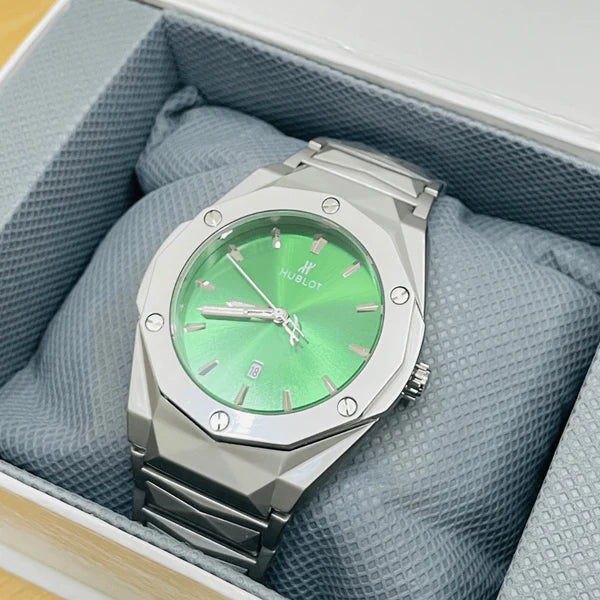 HB Watch – Premium Chain – Green Dial