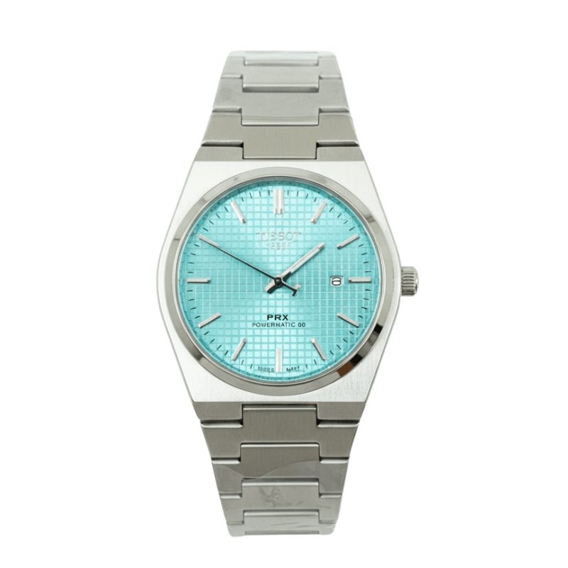 Tissot PRX Luxury Watch – Silver with Tiffany Dial