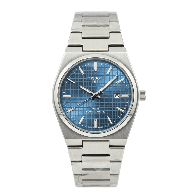 Tissot PRX Luxury Watch – Silver with Black Dial