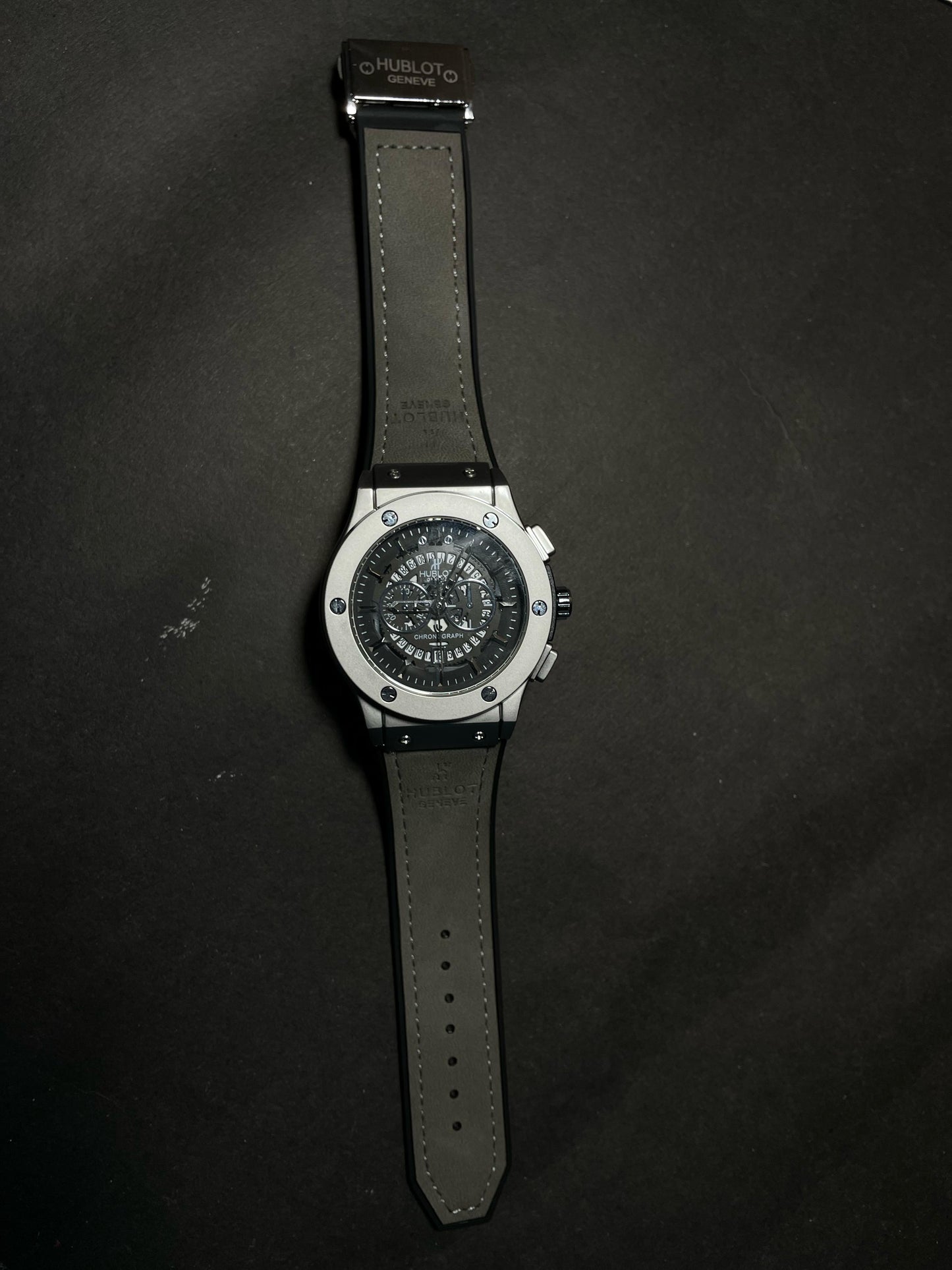 HB Leather premium black strap