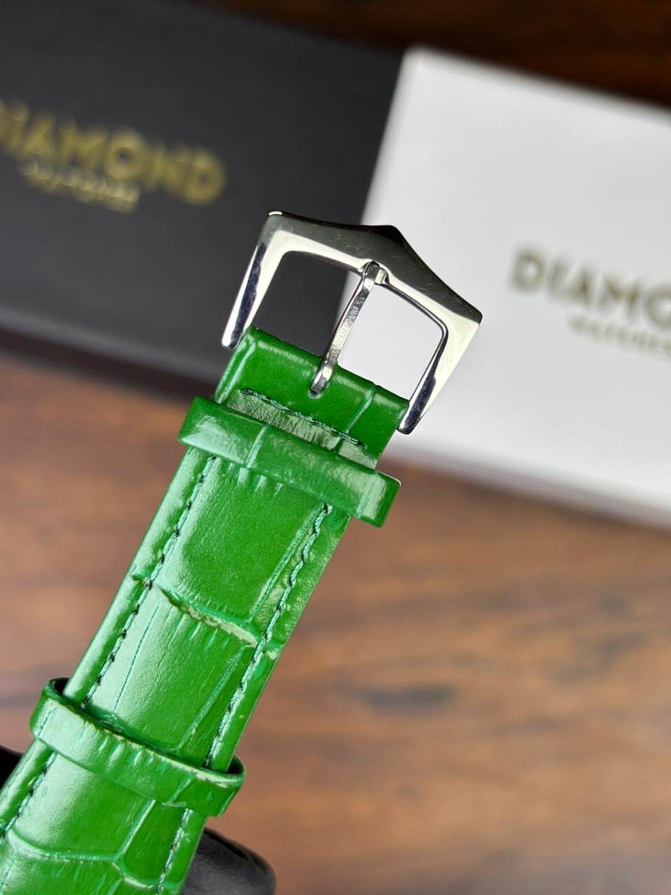 Patek Strap Watch – Green with Green Dial