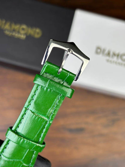 Patek Strap Watch – Green with Green Dial
