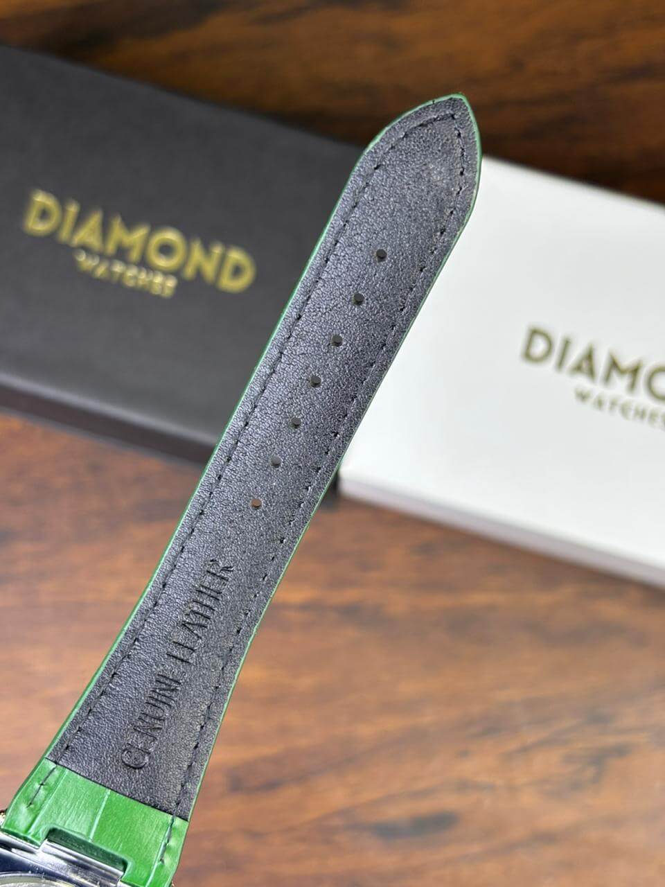 Patek Strap Watch – Green with Green Dial