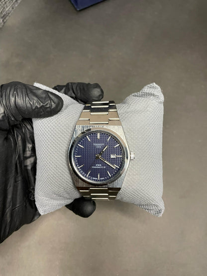 Tissot PRX Luxury Watch – Silver with Black Dial