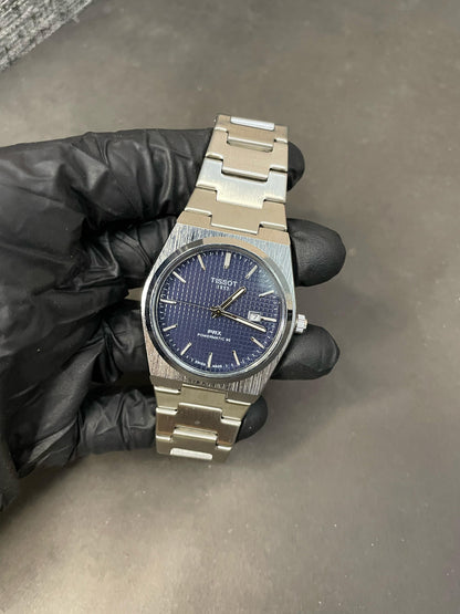 Tissot PRX Luxury Watch – Silver with Black Dial
