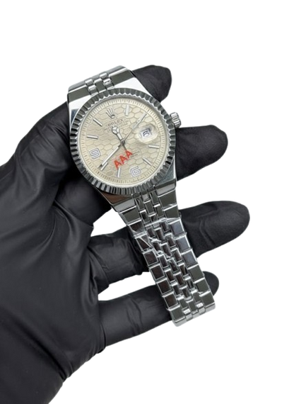 Rolex Watch 2025 Edition - Silver With Grey Dial