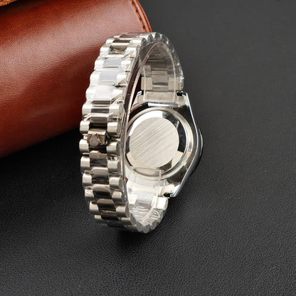 Rolex Watch – black two tone with black Dial