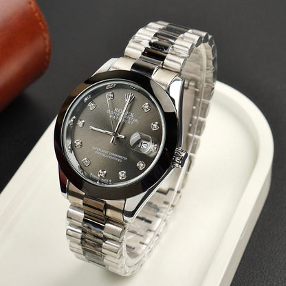 Rolex Watch – black two tone with black Dial