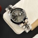 Rolex Watch – black two tone with black Dial