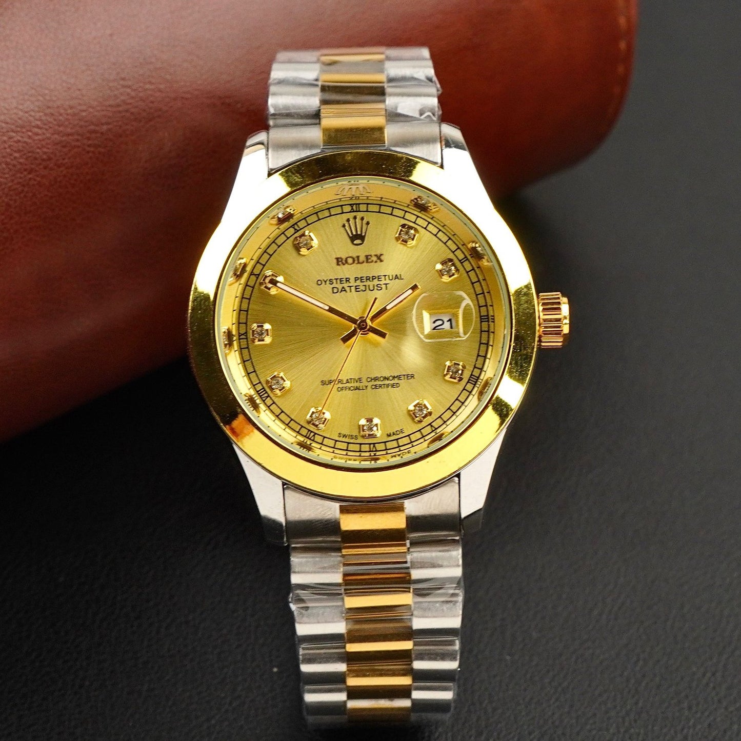 Rolex Watch – Two-Tone gold Dial